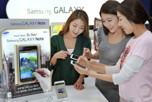 스마트폰/갤럭시노트 화이트 출시/ 삼성 ‘갤럭시 노트’ 화이트 모델 출시
