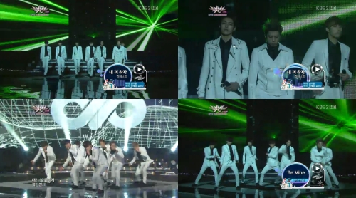 인피니트(INFINITE), 가수(김성규, 장동우, 남우현, 호야, 이성열, 엘, 이성종)/ ‘뮤뱅’ 인피니트, 절도있는 카리스마 매력발산 ‘눈길’