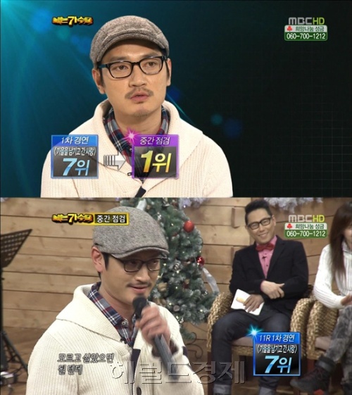 예능/MBC 나는 가수다/ ‘나가수’ 바비킴 중간점검 1위..김경호 7위 ‘희비교차’