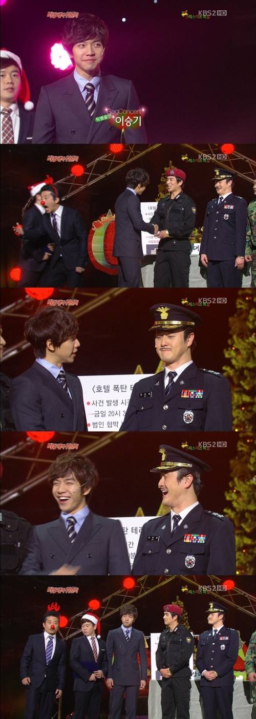 이승기, 가수, 탤런트/ 이승기, ‘국민대통령’으로 ‘개콘’ 깜짝 출연 ‘예능감 과시’
