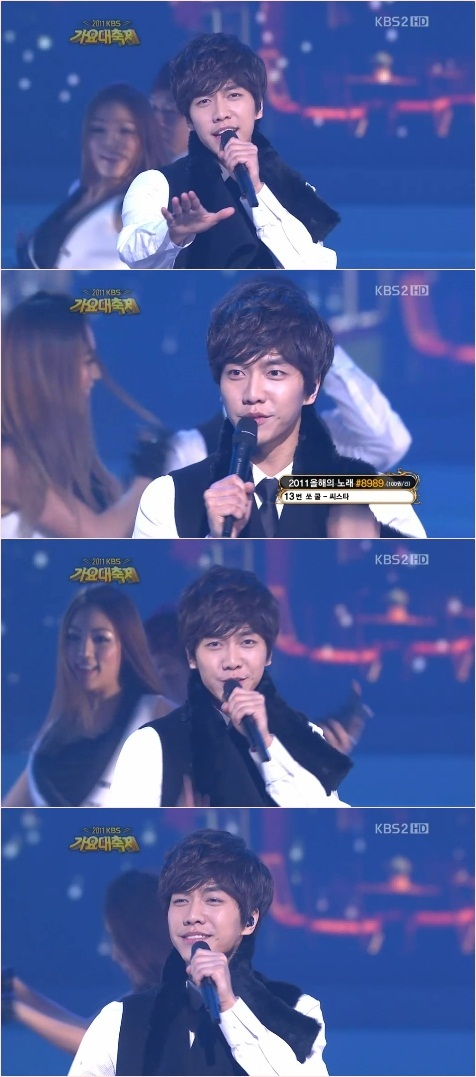 이승기, 가수, 탤런트/  [KBS가요대축제]이승기, 달콤한 프러포즈 ‘우리 연애할까’