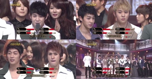 비스트(BEAST), 가수(윤두준, 양요섭, 장현승, 이기광, 용준형, 손동운)/ [2011 KBS가요대축제]비스트 ‘픽션’, 아이유 누르고 올해의 노래 선정