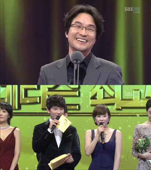 드라마/연말시상식/ [SBS연기대상] 한석규 대상 영예..‘보스’ 7관왕 싹쓸이(종합)