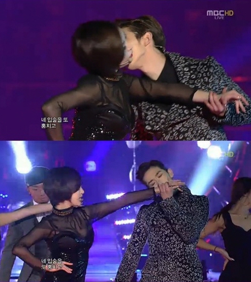 연말시상식/ 2011 MBC 가요대제전/ 조권-가인 트러블메이커 ‘완벽 재현’