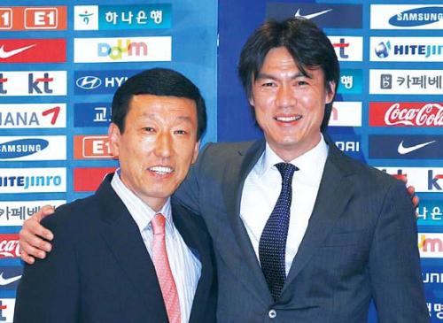 홍명보, 런던올림픽 축구 국가대표팀 (감독), 대한축구협회 (이사)/최강희, 축구 국가대표팀/ Big matches ahead of Korean football