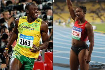 우사인 볼트 (Usain Bolt), 육상선수(자메이카)/카멜리타 지터 (Carmelita Jeter), 육상선수(미국)/볼트ㆍ지터 2011년 육상 남녀 세계랭킹 1위