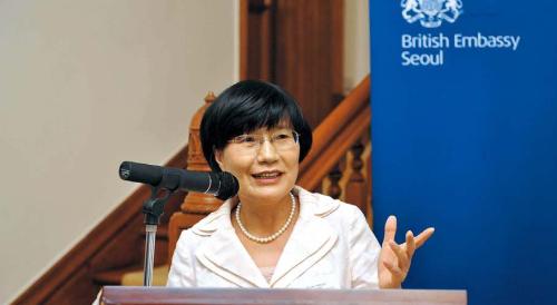 Chevening alumni Chung Hee-sun (British Embassy)