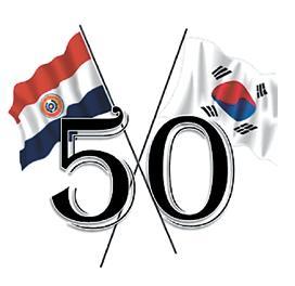 The official design to commemorate 50 years of Korea-Paraguay relations (Paraguay Embassy)
