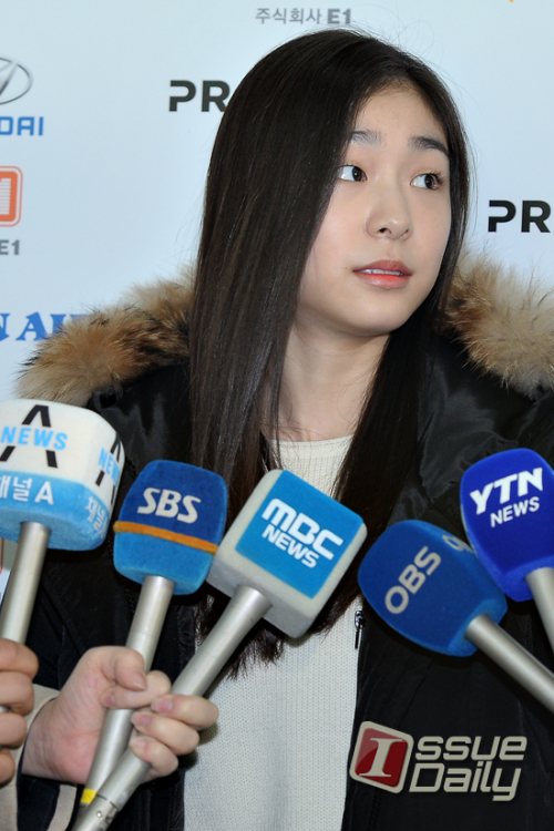 김연아, 피겨스케이팅 선수(올댓스포츠)/ <포토뉴스> 김연아에 쏟아지는 질문 세례!