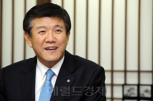 조준희 기업은행장. 박해묵 기자/mook@heraldm.com
IBK CEO Cho Jun-hee