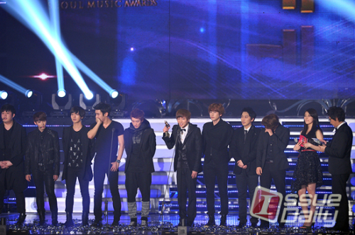 슈퍼주니어(Super Junior), 가수(이특, 희철, 예성, 신동, 성민, 은혁, 동해, 시원, 려욱, 규현)/<포토뉴스> 슈퍼주니어, ‘서울가요대상’ 대상 수상!