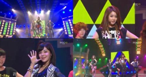 티아라(T-ara), 가수(보람, 지연, 효민, 은정, 큐리, 소연, 화영)/티아라, 셔플댄스로 신나는 무대 선사 ‘명불허전’