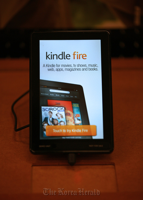 An Amazon.com Inc. Kindle Fire tablet computer.  Bloomberg