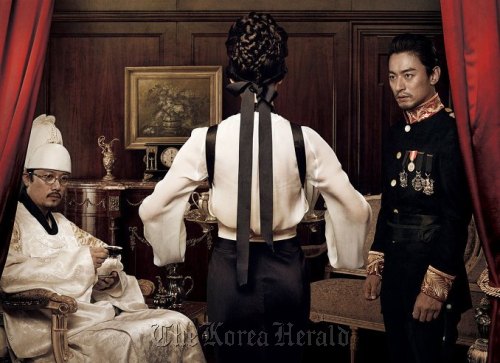A scene from “Russian Coffee,” which was made based on writer Kim Tak-hwan’s historical novel.  Cinema Service