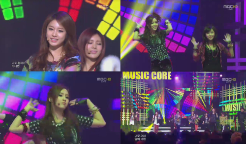 티아라(T-ara), 가수(보람, 지연, 효민, 은정, 큐리, 소연, 화영)/ ‘음중’ 티아라, 은정 없이도 완벽한 무대 ‘역시 프로’
