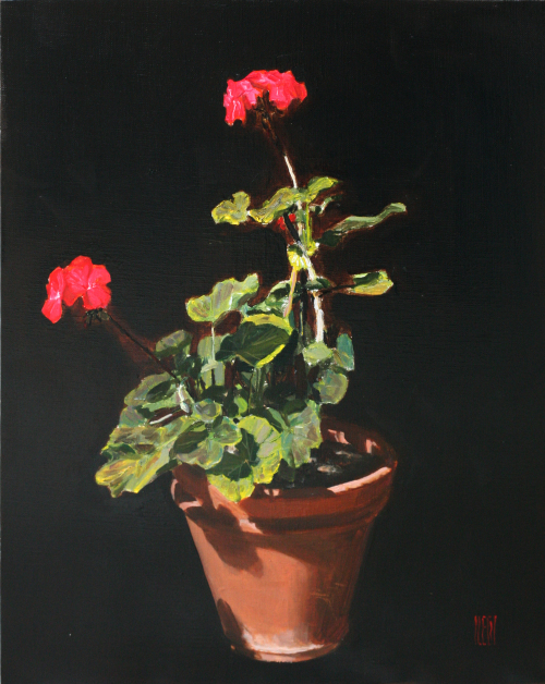 이임호 정물화 42.6 x 60.6 cm / 벤츠 전시장에 예술이? 이임호 작품전