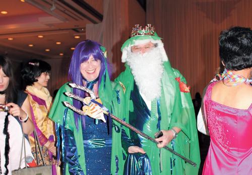 Attendees in fancy dress enjoy last year’s carnival ball in Seoul.
(German Embassy)