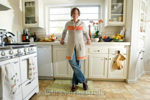 Suzanne Tracht, chef at Jar Restaurant in Los Angeles, poses in the kitchen at her home in Los Angeles, California, on Nov. 7, 2011.   LosAngeles Times/MCT