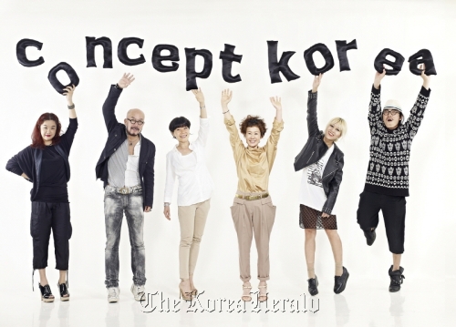 South Korean fashion designers Lee Juyoung (from left), Lie Sang Bong, Sohn Jung Wan, DOHO and duo Steve J & Yoni P will showcase their collections for four months in New York as Concept Korea.  Concept Korea