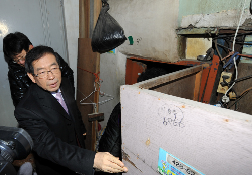 박원순, 서울특별시 (시장)/박원순, 취임 첫날과 100일 찾은 곳은?
