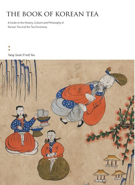 Illustrated darye Korean tea ceremony scene depicting the Joseon-era practice of serving green tea among scholars