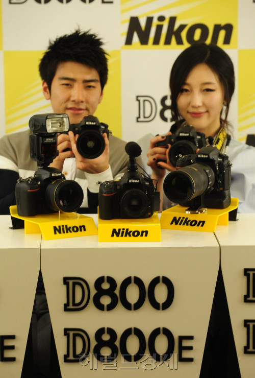 <포토뉴스>니콘, 세계 최고 화소스 DSLR 'D800'발표