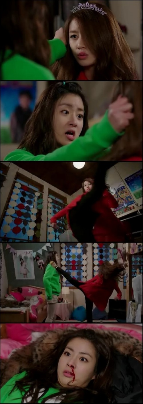 드라마/KBS2 드림하이 2/ 지연 돌려차기, 태권소녀의 화려한 발차기 ‘강소라 코피 줄줄’
