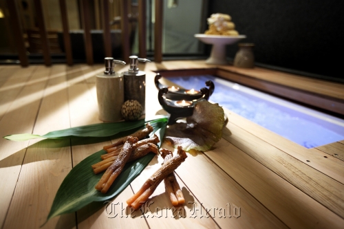 A view of Cheong Kwan Jang’s spa G which features therapies using red ginseng Cheong Kwan Jang