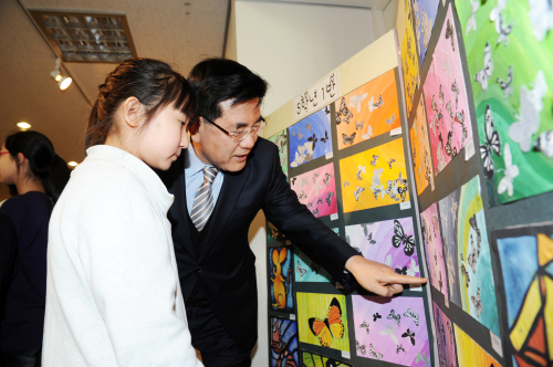 방과후 학교 작품전/ 구청 갤러리 활용 이색 전시회