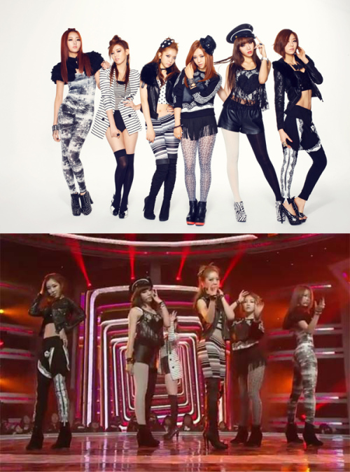 달샤벳 (Dal★shabet), 가수(비키, 세리, 지율, 아영, 가은, 수빈)/달샤벳, ‘엠카’ 무대서 앨범 재킷사진 ‘싱크로율 100%’