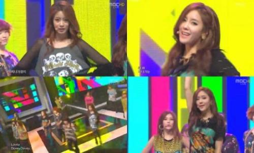 티아라(T-ara), 가수(보람, 지연, 효민, 은정, 큐리, 소연, 화영)/‘음중’ 티아라 ‘러비더비’ 셔플댄스로 신나는 무대 선사