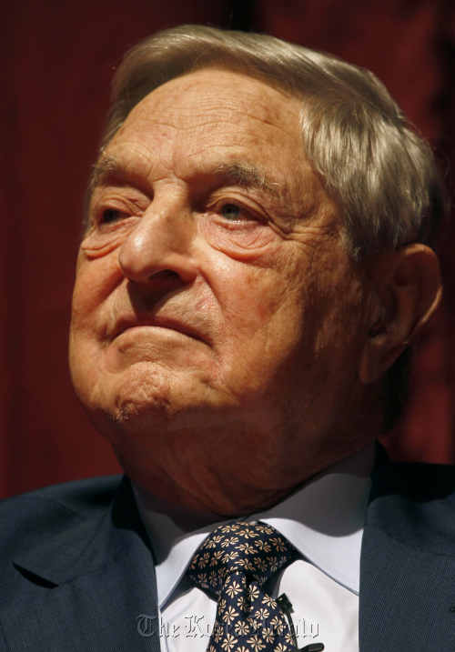 George Soros, founder of Soros Fund Management LLC. Bloomberg
