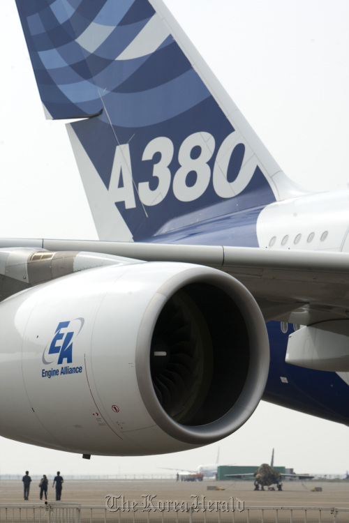 An Airbus SAS A380 passenger airplane  Bloomberg