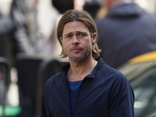 <YONHAP PHOTO-1428> Actor Brad Pitt is shown on set during the filming of "World War Z" in Glasgow, Scotland in this August 18, 2011 file photo. Pitt was nominated for Best Actor for his role in "Moneyball" for the 84th Academy Awards, announced January 24, 2012. The Oscars will be presented February 26, 2012 in Hollywood, California REUTERS/David Moir/Files (BRITAIN - Tags: ENTERTAINMENT)/2012-01-24 23:21:54/ <저작권자 ⓒ 1980-2012 ㈜연합뉴스. 무단 전재 재배포 금지.>
Brad Pitt