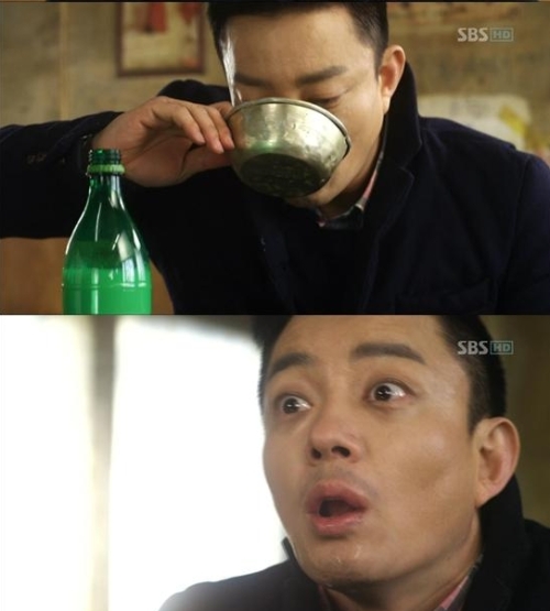 드라마/SBS 샐러리맨 초한지/ ‘초한지’ 이범수, 사라진 정려원으로 인해 알코올 중독자 전락