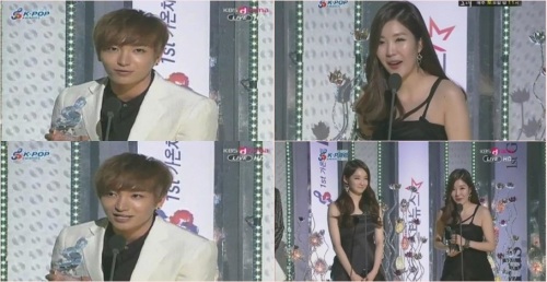 시상식/'제1회 가온차트 K-POP 어워드'(2012년 2월 22일)/(진행: 태연(소녀시대), 주영훈)/ ‘가온차트 케이팝 어워드’, 2011년 가요계를 한눈에(종합)