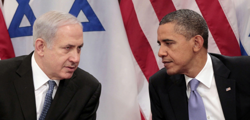 <YONHAP PHOTO-0271> FILE - In this Sept. 21, 2011 file photo, President Barack Obama meets with Israeli Prime Minister Benjamin Netanyahu at the United Nations. In his most explicit warning yet, President Barack Obama declares the United States could take military action to prevent Iran from acquiring a nuclear weapon. But Obama also says he will try to persuade Israeli Prime Minister Benjamin Netanyahu in a crucial meeting next week to avoid a pre-emptive strike against Iran. (AP Photo/Pablo Martinez Monsivais, File)/2012-03-03 06:11:17/ <저작권자 ⓒ 1980-2012 ㈜연합뉴스. 무단 전재 재배포 금지.>
President Barack Obama meets with Israeli Prime Minister Benjamin Netanyahu at the United Nations in September.
AP-Yonhap News