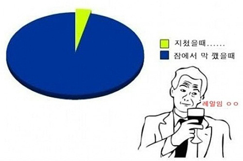 잠자기 좋은 때 / 　잠자기 가장 좋을 때는 언제? 누리꾼 공감백배