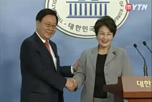 전여옥 정치인 / 전여옥 탈당, 국민생각 비례1번으로