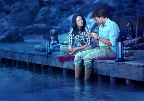 Emily Blunt (as ‘Harriet Chetwode-Talbot), left, and Ewan McGregor (as ‘Dr. Alfred Jones’) star in CBS Films’ “Salmon Fishing in the Yemen.” (MCTeye)