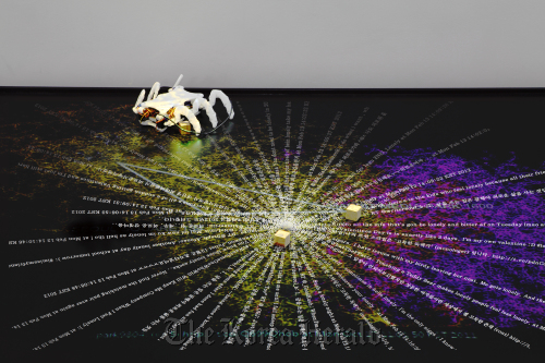 “TweetBot v.1.0” by Kim Hyun-joo.  Savina Museum of Contemporary Art