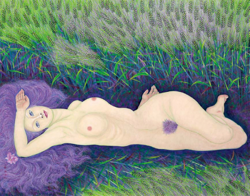 <이영란 선임기자의 art & 아트> 춤추는 초록물결 생명력…보리밭, 숨이 턱 멎는다