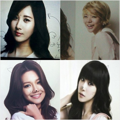 소녀시대 / 소녀시대 낙서전쟁 “왕점 찍어도 사랑스러워”