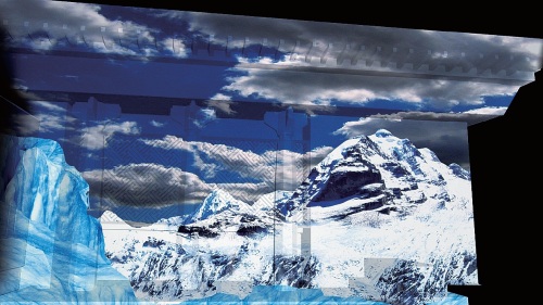 A light projection from the Swiss “Nights of Sound & Lights” display (STARLIGHT EVENTS)