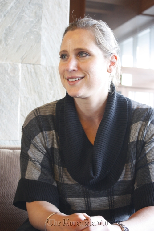 Four-time Olympic ice hockey medalist Angela Ruggiero of the United States
Oh Kyu-wook/The Korea Herald