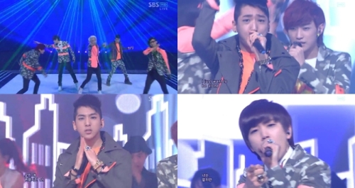 B1A4(가수)\r\nB1A4는 3월 25일 오후 방송한 SBS ‘인가가요’에 출연해 첫 정규앨범 타이틀 곡 ‘베이비 아이엠 쏘리(BABY I’M SORRY)’무대를 꾸몄다.