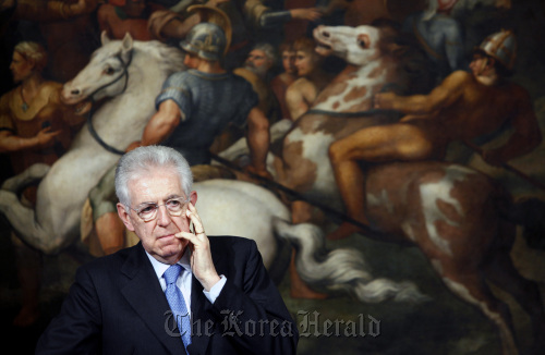 Italy’s Prime Minister Mario Monti. Bloomberg