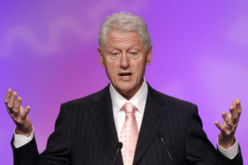 빌 클린턴(Bill Clinton/전 정치인/미국)
<YONHAP PHOTO-0181> Former President Bill Clinton speaks to the 2012 United Auto Workers union (UAW) National Community Action Program Conference, Thursday, March 1, 2012, in Washington. (AP Photo/Jacquelyn Martin)/2012-03-02 04:50:31/ <저작권자 ⓒ 1980-2012 ㈜연합뉴스. 무단 전재 재배포 금지.>
Former U.S. President Bill Clinton.      AP-Yonhap News