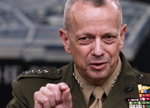 John R.Allen(군인/미국 아프간 주둔 미군사령관, 해군대장)
<YONHAP PHOTO-0036> Marine Gen. John Allen, the top U.S. commander in Afghanistan gestures during a news conference at the Pentagon, Monday, March 26, 2012. (AP Photo/Haraz N. Ghanbari)/2012-03-27 01:39:19/ <저작권자 ⓒ 1980-2012 ㈜연합뉴스. 무단 전재 재배포 금지.>
Marine Gen. John Allen, the top U.S. commander in Afghanistan gestures during a news conference at the Pentagon on Monday.   AP-Yonhap News