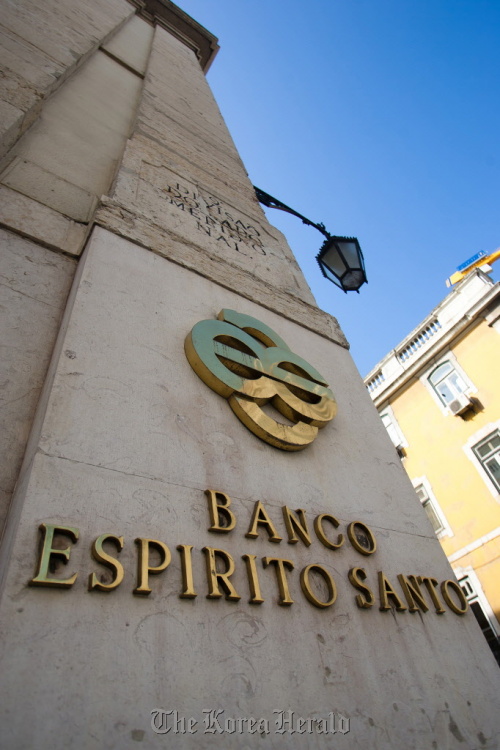 The Banco Espirito Santo SA branch in Lisbon Bloomberg